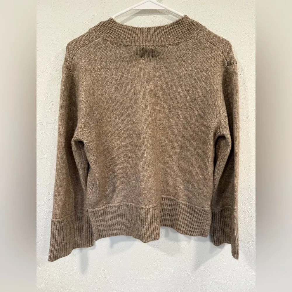 Joie V-Neck Brown Sweater XS EUC